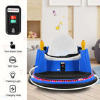 12V Toddler Battery Powered Bumper Car With Dual Joysticks And 360 Degree Spin