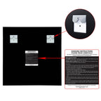 Frameless Beveled Prism Wall Mirror - Clear