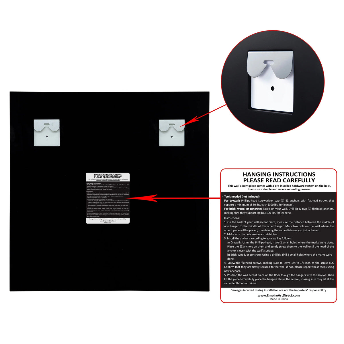 Frameless Beveled Prism Wall Mirror - Clear