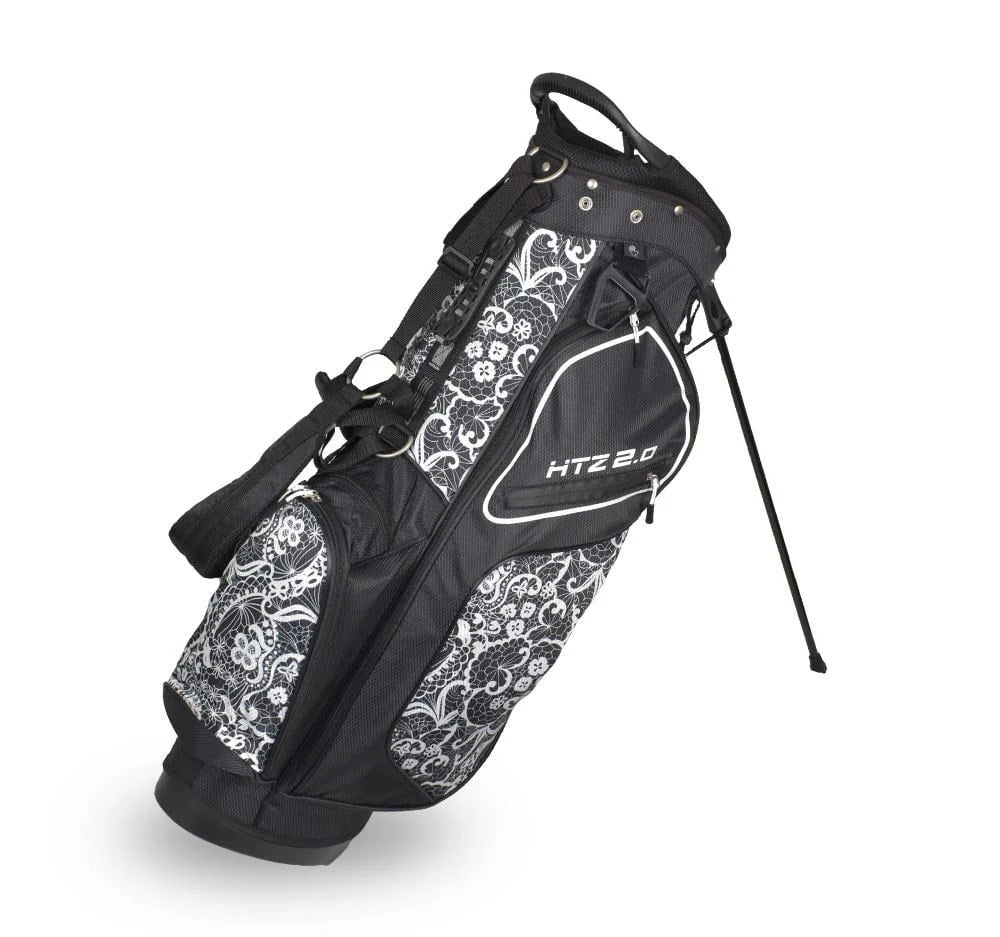 HotZ Golf Stand Bag Ladies Lace Black/White - 2.0