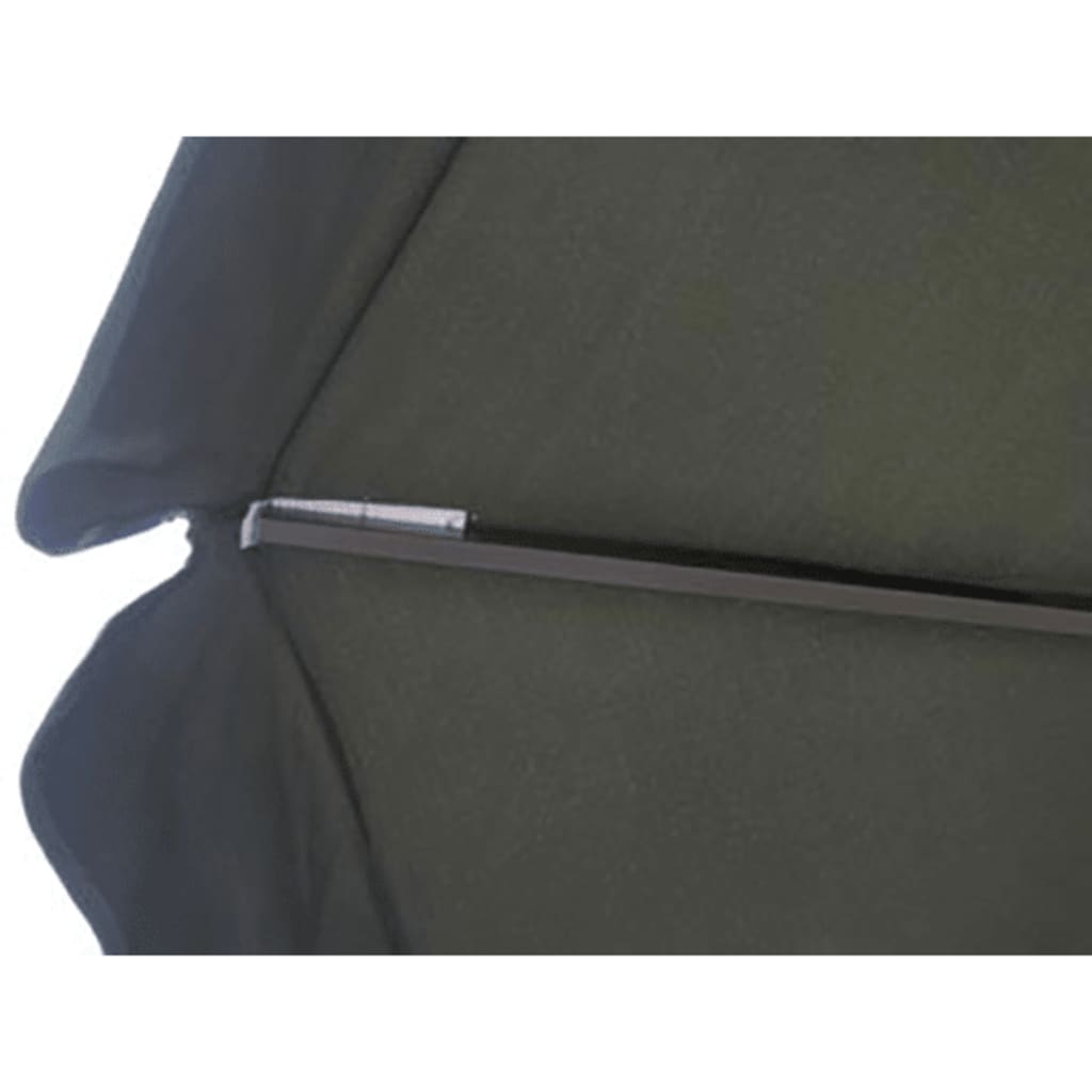 vidaXL Garden Parasol, Azure Blue Polyester With PA Coating, 196.9in x 118.1in