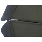 vidaXL Garden Parasol, Azure Blue Polyester With PA Coating, 196.9in x 118.1in
