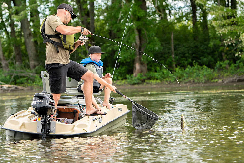 Pelican Bass Raider 10E 2-Person Fishing Boat - 10 ft