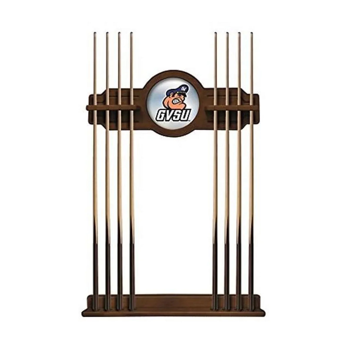 Grand Valley State University Solid Wood Cue Rack - Chardonnay Finish