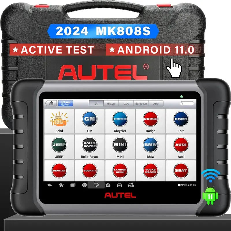 Autel MaxiCOM Automotive Diagnostic Scanner With 7-inch LCD Touchscreen - MK808S
