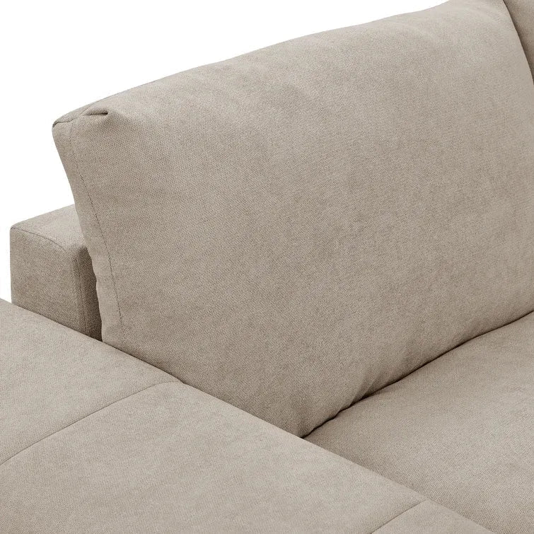 134in Wide Reversible Modular Sectional With Ottoman