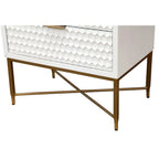 Home Square 3 Piece Furniture Set With 2-Drawer Nightstand And Full Wood Headboard