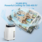 EastVita Portable Air Conditioner 10000 BTU With Remote Control And Window Kit