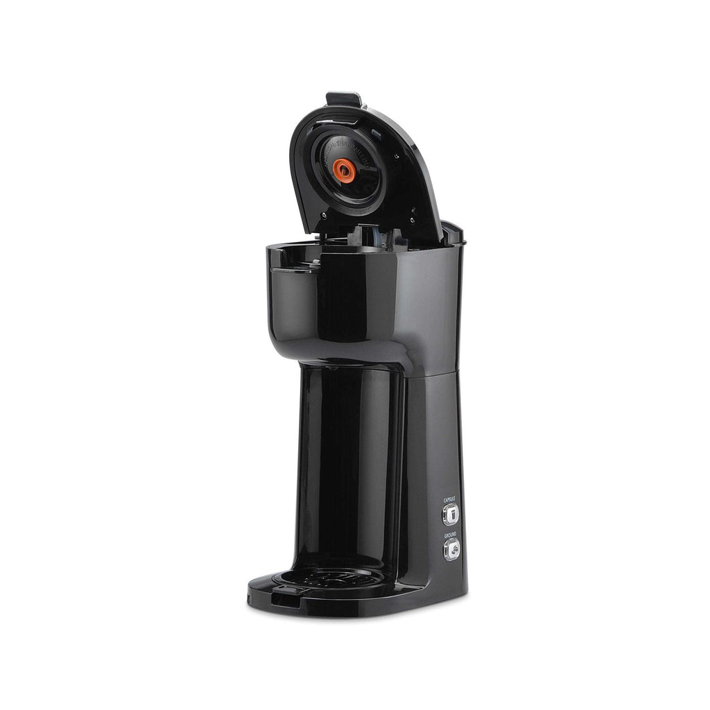 Mainstays Single Serve Dual Brew Coffee Maker, 1 Cup, Black