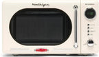 Nostalgia Retro Compact Countertop Microwave Oven 0.7 Cu. Ft. 700-Watts Orange