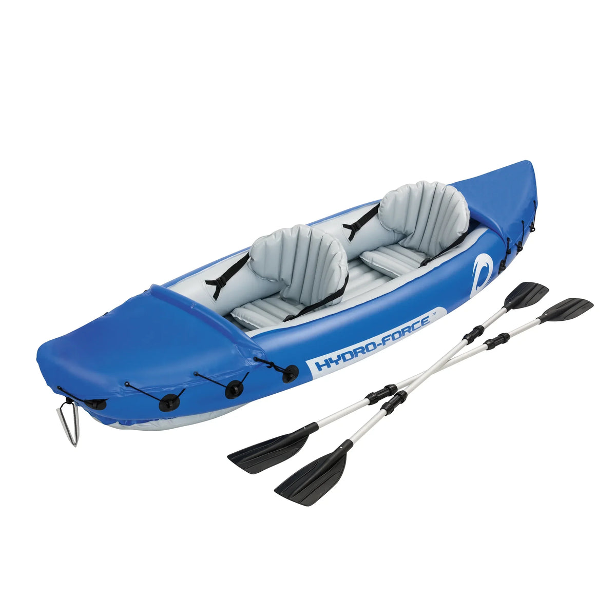 Bestway Lite-Rapid X2 Inflatable Voyager Kayak, Blue, 126 x 35 in