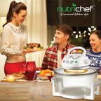 Nutrichef Halogen Oven Air Fryer Infrared Convection Cooker