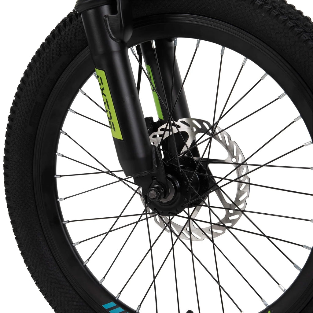 Huffy 20-inch Oxide Boys Mountain Bike, Lime / Blue