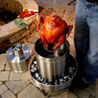 Orion Charcoal Cooker - Stainless Steel, 3 Cooking Grates