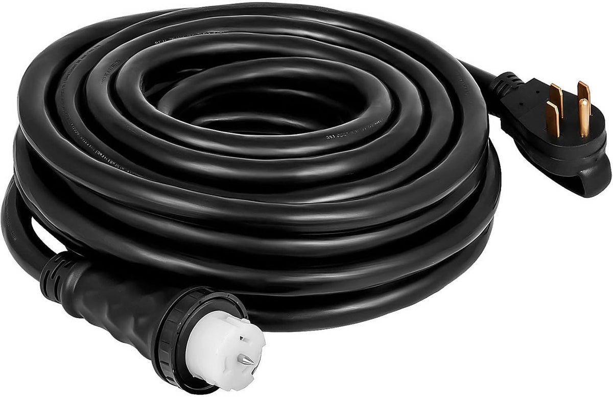 VEVOR Generator Extension Cord 50 ft 50 Amp STW 125V 250V 12500W N14-50P SS2-50R CS6364 - 45446 + 45505
