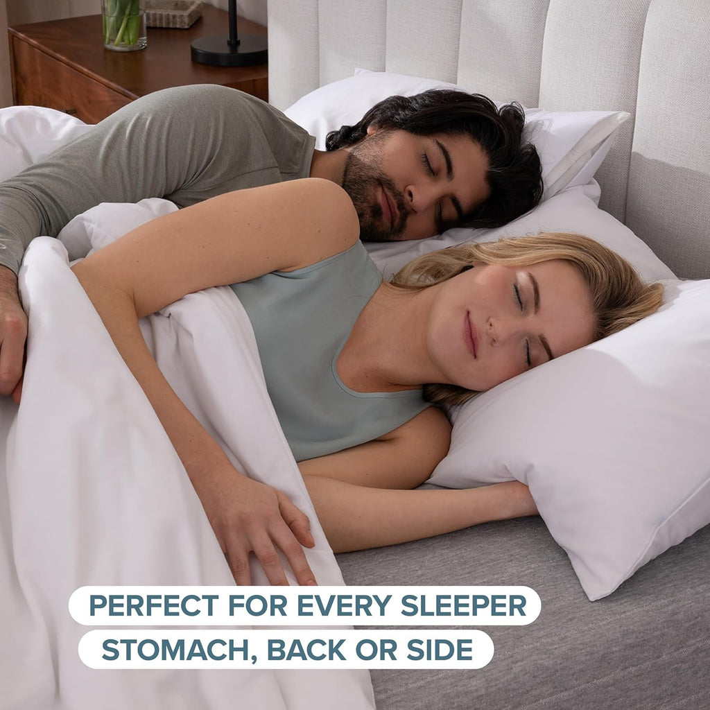 Bare Home Queen Medium Firm 11 in Visco-Elastic Memory Foam Mattress - Grey