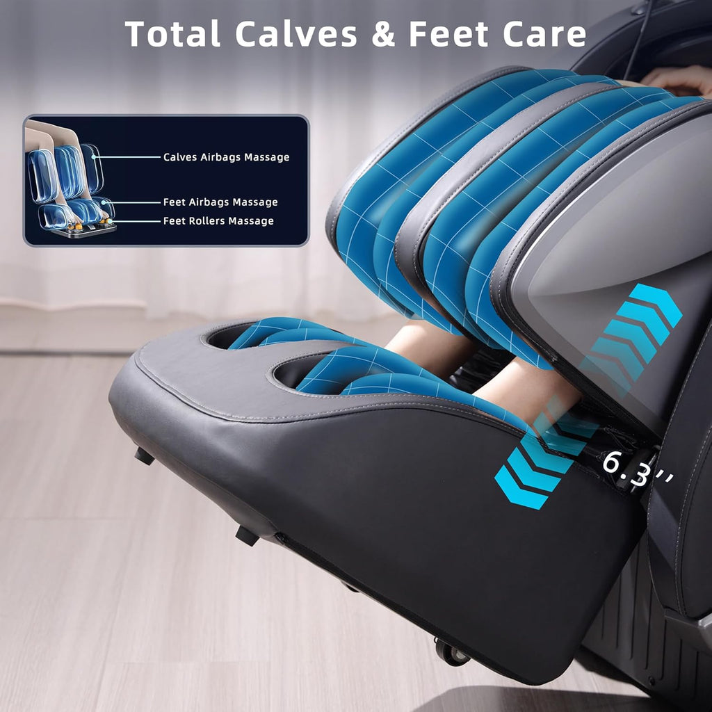 MYTHIA Full Body Zero Gravity Massage Chair With SL Track, 12 Auto Modes - A303C