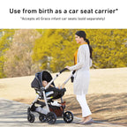 Graco Modes Pramette 3-in-1 Travel System With SnugRide 35 Lite DLX Infant Car Seat, Ellington