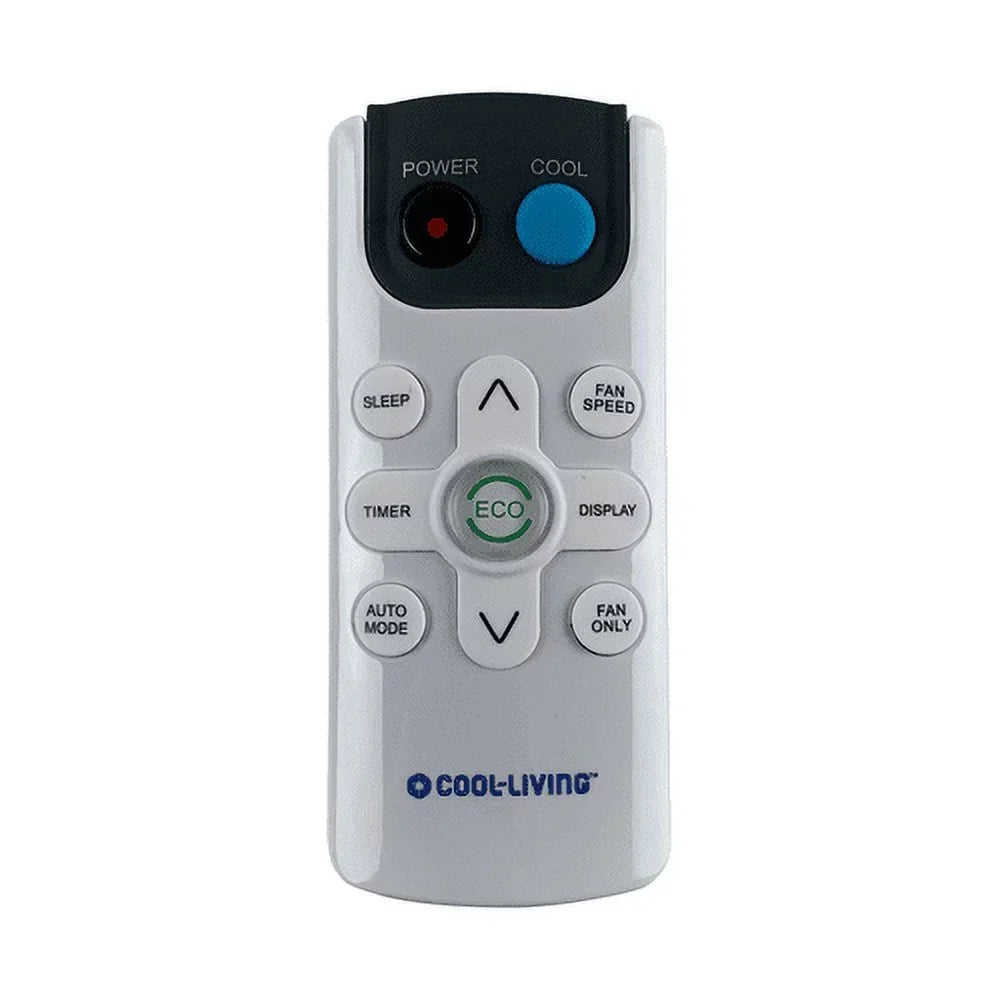 Cool-Living 8,000 BTU Window Air Conditioner, 42dB, Digital Display And Remote, White