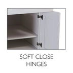 Design House Brookings Unassembled Shaker Base Kitchen Cabinet 36x34.5x24, White - 561407