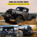 Electric Winch 18,000 lbs 12V Steel Cable