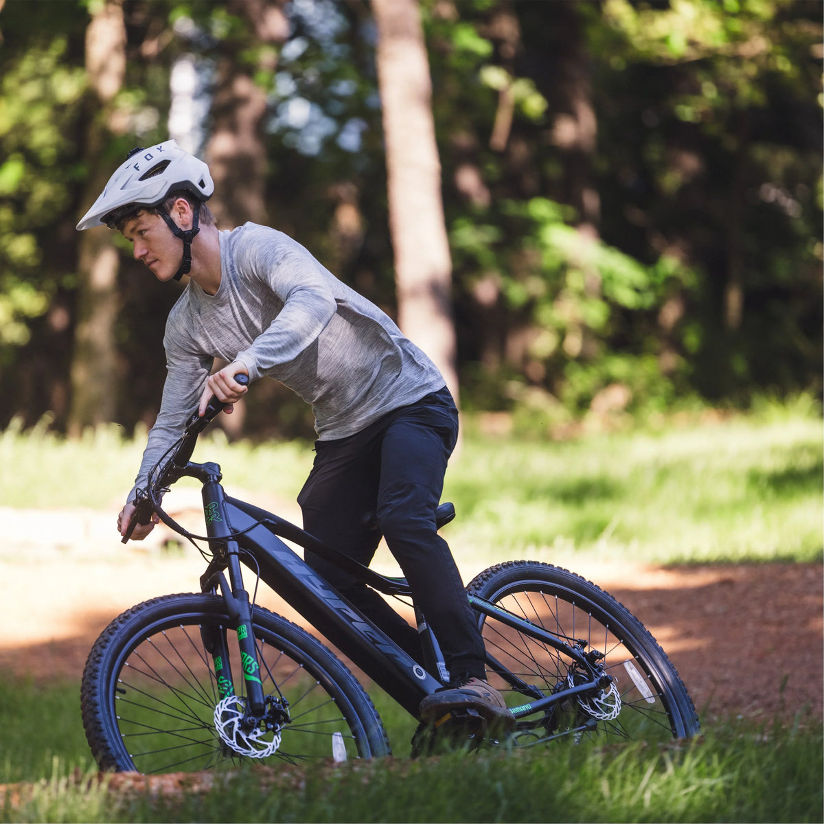 Hyper Bicycles 29 Inch 36V Electric Mountain Bike For Adults, 250W, Black