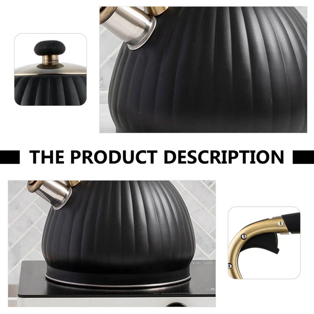 Stainless Steel Whistling Stovetop Teakettle