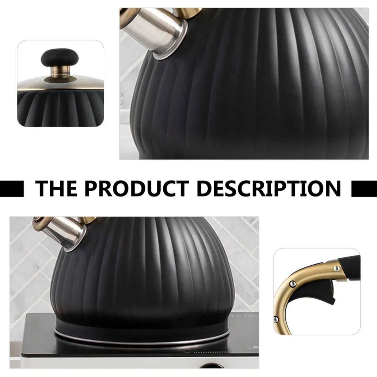 Stainless Steel Whistling Stovetop Teakettle