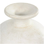 Ceramic Amphora Floor Vase, White, 13in L x 13in W x 30.5in H