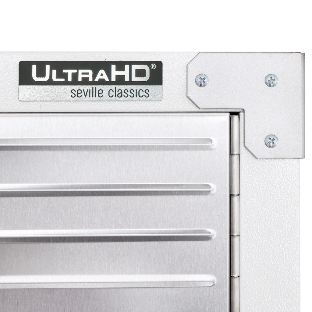 Seville Classics UltraHD Rolling Storage Cabinet, Granite, 36in W x 18in D x 72in H
