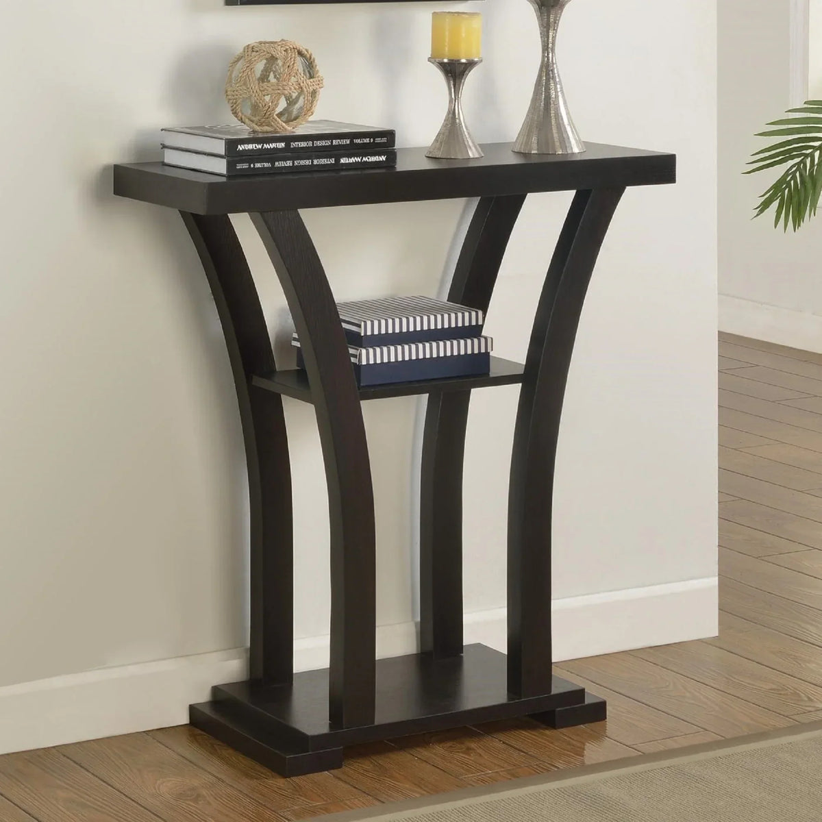 Gray Finish Console Table - 32.0