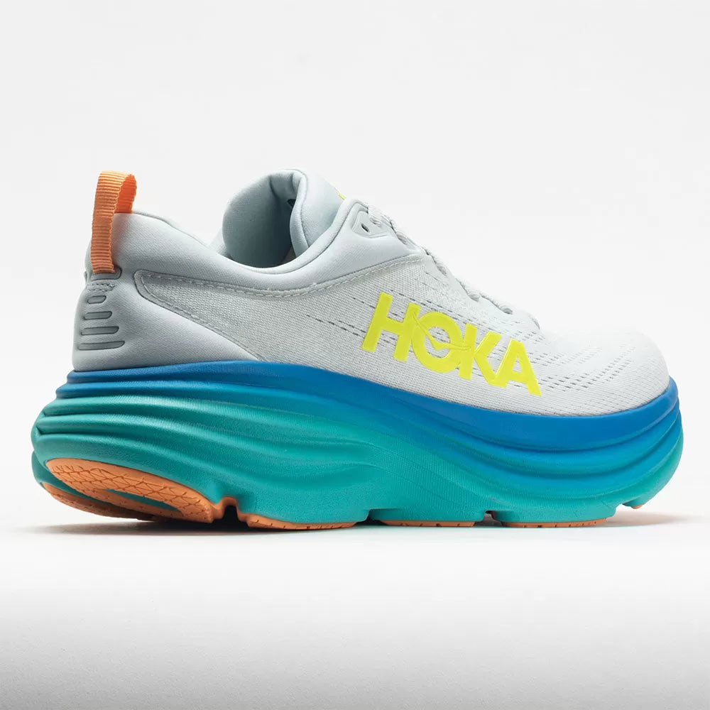 Men's Bondi 8 Running Shoes - Ice Flow/Bit of Blue
