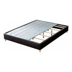 Furniture of America Goodwater Faux Leather Full Foundation Bed - Brown