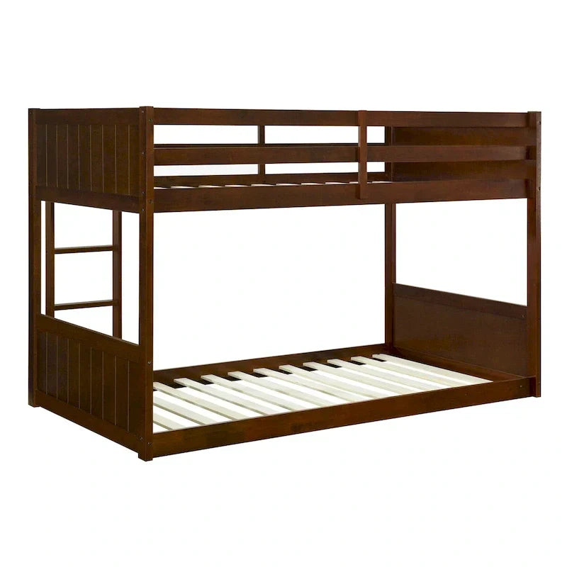 Delphia Twin Over Twin Low Profile Bunk Bed - 77.33 L x 42.25 D x 51.5 H