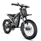Arkveld Adult Electric Fat Tire Bike, 3000W, 40 MPH, 80 Miles, 25 inch, White - APEX1