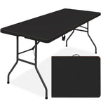 Best Choice Products 6ft Plastic Folding Table, 72in x 30in x 30in, White
