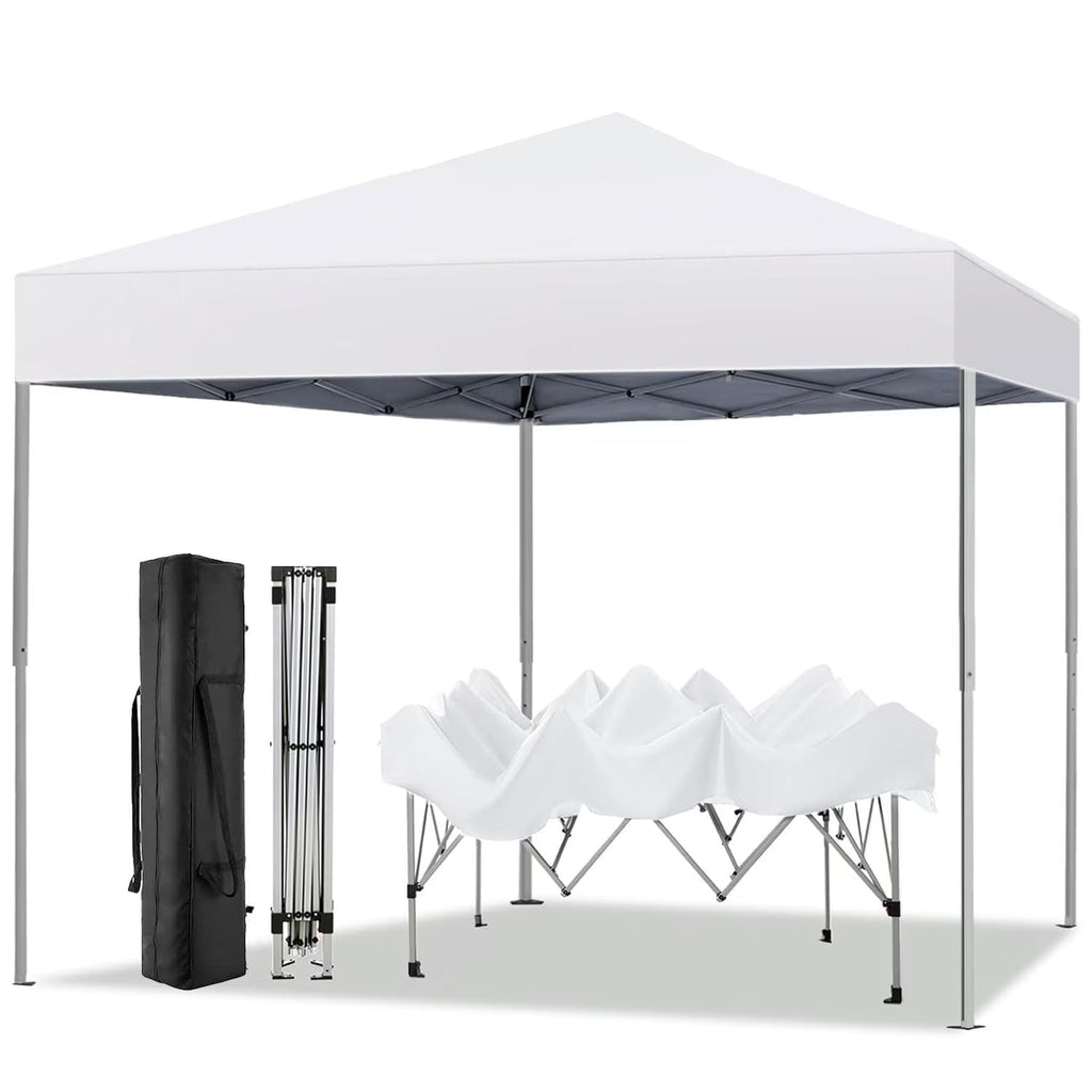 GVDV 10x10 ft Easy Pop Up Outdoor Canopy Tent - Blue