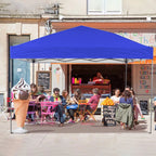 GVDV 10x10 ft Easy Pop Up Outdoor Canopy Tent - Blue