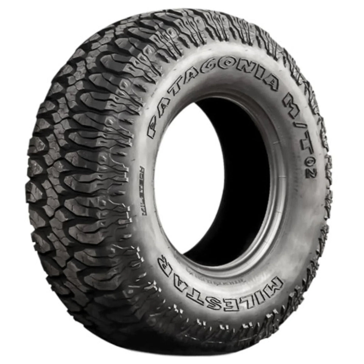 Milestar Mud Terrain Light Truck Tire LT37X12.50R17 124Q Load Range D - Patagonia M/T-02