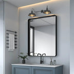 Aluminum Alloy Rounded Corner Wall Vanity Mirror