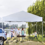 GVDV 10x10 ft Easy Pop Up Outdoor Canopy Tent - Blue