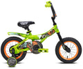 Jurassic World 12-inch Raptor Boys Bicycle With Training Wheels, Green And Orange