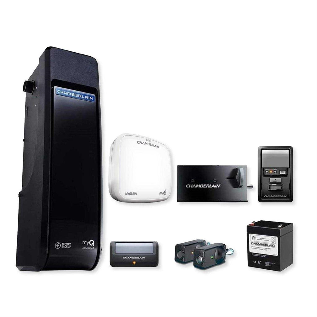 Chamberlain Wall Mounted Ultra Quiet Garage Door Opener With Battery Backup - RJO70