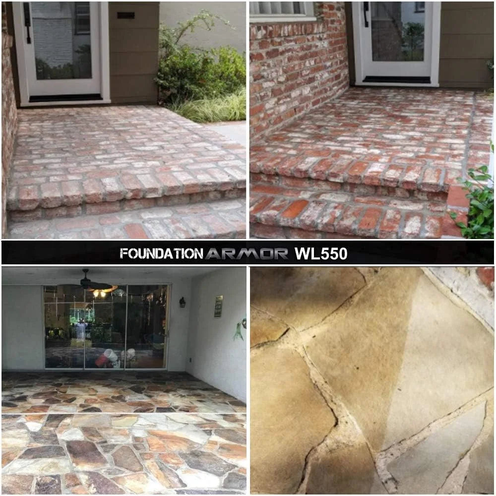 Armor Matte Wet Look Enhancer Sealer for Concrete, Brick, Pavers, Stone, and Slate - WL550-5 Gallon