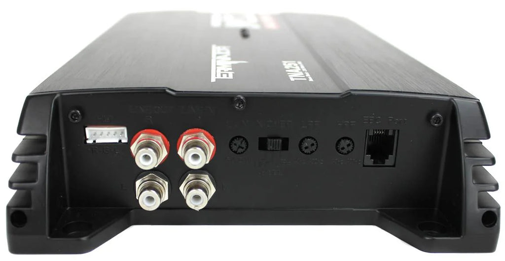 MTX 12in Dual Loaded Car Subwoofer Package With Sub Box, Amplifier And QPower Wiring Kit - TNP212D2