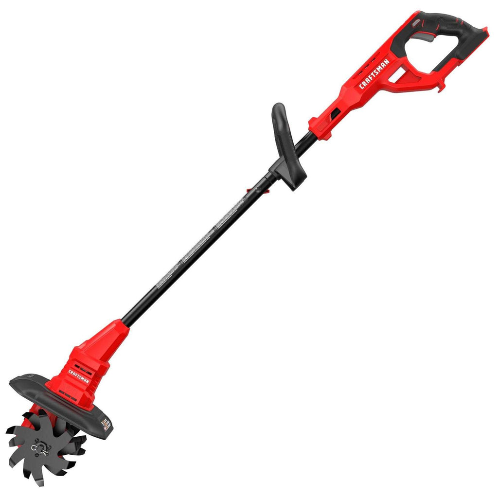 CRAFTSMAN V20 Cordless Tiller/Cultivator, 8-in Tilling Width, 6.5-in Tilling Depth