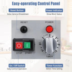 Commercial Food Mixer - 8-Quart, 450W, Dual-Arm Kneading, Stainless Steel Bowl, Safety Shield And Programmable Timer