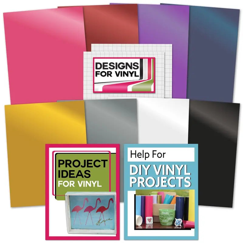 Cricut Cutting Machine Bundle With 8 9 in. x 12 in. Vinyl Sheets - Explore Air 2