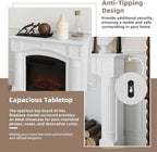 EPICOZY Fireplace Mantel Surround With Shelf, 43.3in - MDF