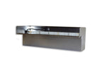 Half Off Ponds Steel Elegance Stainless Steel Spillway, 24 in, 304 SS, 1.5 in Back Inlet